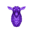 deer without horns.obj Deer head