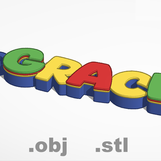 GRACE - Name Tag Label for School Bag, Backpack, Sports Bag, Laptop Computer, Luggage and Suitcase.