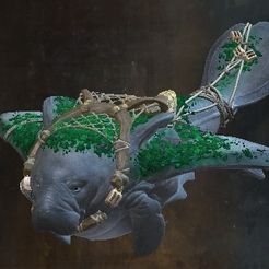 Apparence_de_voldécume_dos-moussu.jpg STL file voldecume foam back gw2 frame・3D print object to download