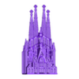 Sagrada Familia.stl 圣家堂 - 高迪标志性大教堂的 3D 模型