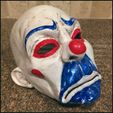 Joker_clown_mask_3d_print_model_review_02.jpg Joker Clown Mask - Henchmen Dark Knight Cosplay