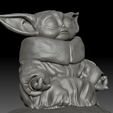 meditate007.jpg Baby Yoda Meditation - Grogu The Child - The mandalorian -