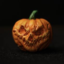 IMG_5292.jpeg 3D-Model Zombie-Pumpkin | 3D-printing 3D-design | Disgusting Halloween figurnes