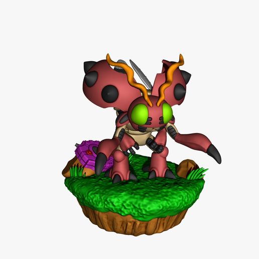Free STL file Fan Art Tentomon Digimon 🎨 ・3D printer model to download ...
