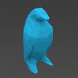 Penguin .2 lowpoly.jpg Free STL file Penguin Low-poly・Design to download and 3D print