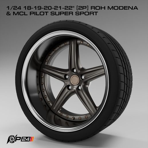 1/24 18-19-20-21-22" [2P] ROH Modena & MCL Pilot Super Sport