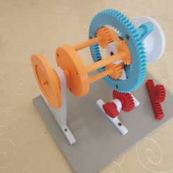 1000016318.jpg Archivo STL Modelo didáctico de un tren epicicloidal・Diseño para descargar y imprimir en 3D