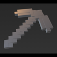 4.png Minecraft Pickaxe - Real Sized and Textured