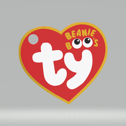 Sans-titre.png Download STL file Beanie Boo's TY tag • 3D print object, AlyPixieManufacturing