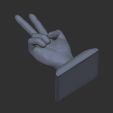 6lowpoly.jpg Low poly Hand sign two fingers, Hand sign two fingers