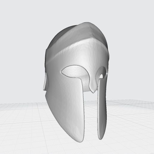 Ancient Greek Helmet (3D Print Ready)