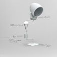 eskimo_thingiverse.jpg Free STL file Eskimo Lamp - the 3D printed DeskLamp・3D printable object to download
