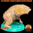 Your-paragraph-text-91.png The Raging Beast : 50mm Bear Monster Mini, Grizzly Bear, or Wild Shape Druid Form for D&D 5e (Pre-Supported)