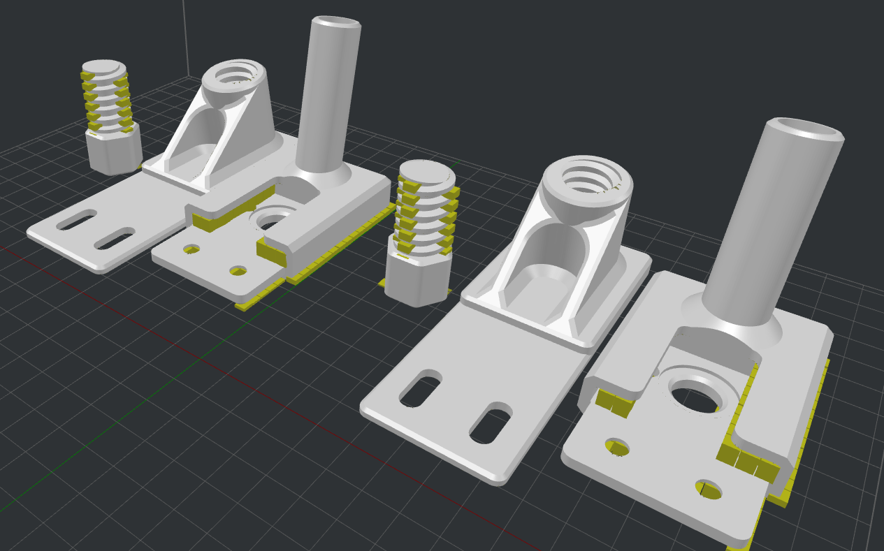 support et sens impression stage 1.png Файл 3D Улучшение жесткости боковины X1 (магнитный кожух и смещение по всей высоте)・Дизайн для загрузки и 3D-печати, jemlabricole