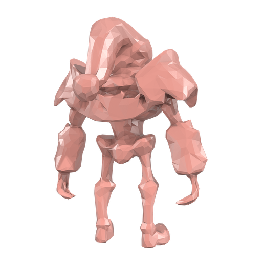 Skeleton-3.png Christmas Skeleton low poly