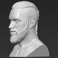 4.jpg Ragnar Lothbrook Vikings bust 3D printing ready stl obj