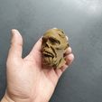 2019-10-05 (3).jpg STL file Zombie Head・3D print design to download