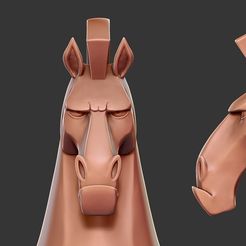 trojanHorse_3d_01.jpg 3D file Angry Horse Bust・3D printing template to download, proCADdesigner