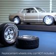DSC04626-15.jpg Work Meister CR01 Style Wheels and Tyres for Tamiya 1/24 Scale Nissan KPGC10 Skyline Direct Replacements