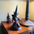 Photo-Aug-13,-12-03-07-PM.jpg Gnome with Spear, Fantasy Tabletop RPG Miniature or Garden Gnome Statue