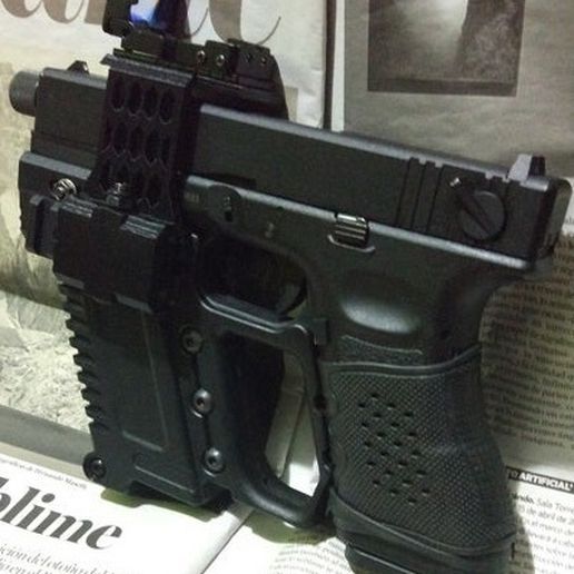 airsoft rmr support glock 18 3D model