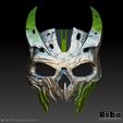 GHOST-CONDEMNED-MASK-02.jpg Ghost Condemned Operator Simon Riley Mask - Call of Duty - Modern Warfare 2 - WARZONE - STL model 3D print file