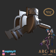 : Kosplayit ARG NE | Rotel yy] LEAGUE -<GENDS Jinx Arcane Zap Gun 3D Model League of Legends