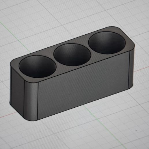 18650 lithium ion cell holder 3S 3D model