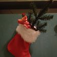 IMG20221219165252.jpg Flexi articulated christmas dragon in santa clause disguise no support needed