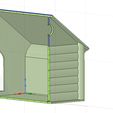 cat_dog_house_v1-10.jpg doghouse cathouse housekeeper for real 3D printing