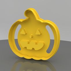 cortador calabazaM.jpg STL file Pumpkin Cookie Cutter・3D printer design to download, Phlegyas