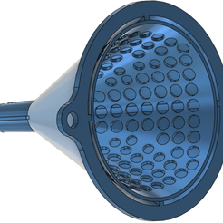 Funnel_filter.png Fichier STL Entonnoir avec support pour filtres à tamis en papier Diamètre 130 mm Buse 20 mm・Modèle à télécharger et à imprimer en 3D