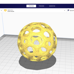 CE3_too-textured-sphere-Ultimaker-Cura-4_12_2023-3_59_51-PM-2.png STL-Datei Zu texturierte Kugel kostenlos・Design für 3D-Drucker zum herunterladen