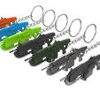 Lancer_Keychain_1.2784.jpg Ensemble de porte-clés Gears of War - 4 modèles imprimables - STL - Usage personnel