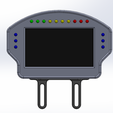 front-view-fanatec-mount.png Vocore 5inch dash with 16 leds