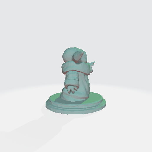 Baby Yoda so cute 3D model