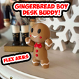 flexarms3.png Gingerbread Boy Desk Buddy with Flexi-Arms
