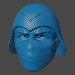 Cobra-1.png STL file Detachable Gi Joe Cobra style helmet・3D printing design to download