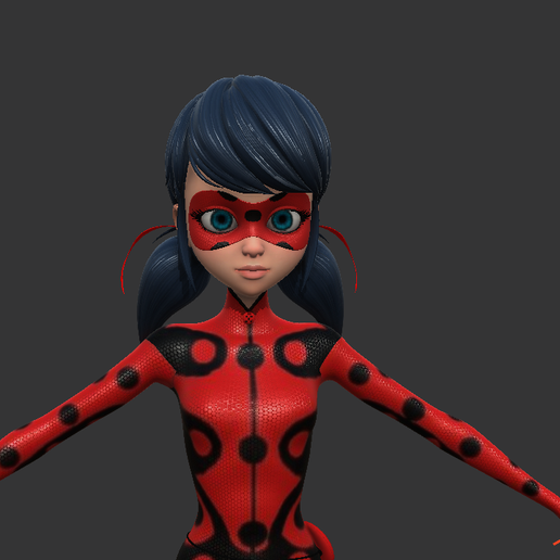 🐞 miraculous ladybug・ OBJ File for 3D printing・Cults