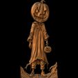 The-Halloween-Wandering-Pumpkin-3.jpg La citrouille errante d'Halloween fichier STL pour impression 3d ou CNC