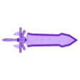 Fancy dice sword 7set.stl Fancy Dice Sword