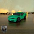 14.jpg Bold Muscle Challenger Car - Printable 3d model - STL files - Personal Use