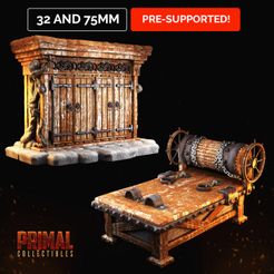 720X720-img-11-1-1.jpg Archivo 3D Armario y estante de tortura (Dungeons and Dragons | Hero Quest)・Modelo de impresora 3D para descargar