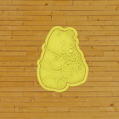 2.png STL file COOKIE CUTTER winnie the pooh・3D printable model to download