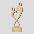 Shapr-Image-2023-03-22-190315.png Man Woman Infinity Heart Sculpture, Love Statue, Forever Eternal Love Couple In Love