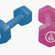 8.jpg Dumbbells 3D Model