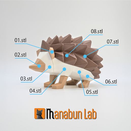 9_Low_Poly_Hedgehog_Puzzle.jpg 🦔Low Poly Hedgehog Puzzle