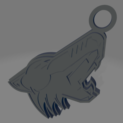 Arizona-Coyotes.png STL file Arizona Coyotes Keychain・3D print design to download