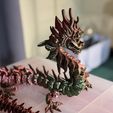 Flexi Print-in-Place Imperial Dragon with 3MF Included!