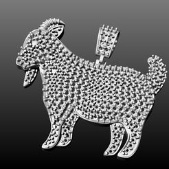 ViewCapture20231107_090642.jpg Colgante de cabra con piedras preciosas Glitter Caprine Elegance